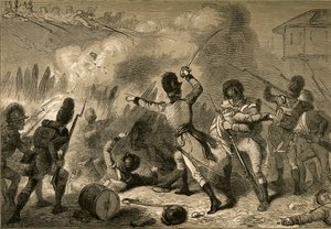 Britene ble slått tilbake ved Fort Stephenson, 1878. av Albert Bobbett