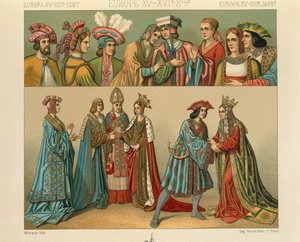 "Le Costume Historique" (The Complete Costume History) av Auguste Racinet, IV bind av Albert Charles August Racinet