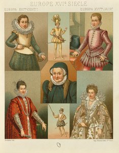 "Le Costume Historique" (The Complete Costume History) av Auguste Racinet, bind IV av Albert Charles August Racinet