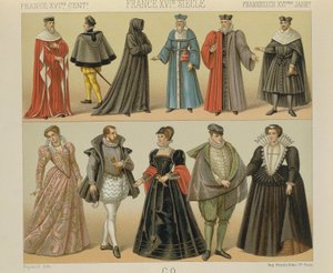 "Le Costume Historique" (The Complete Costume History) av Auguste Racinet, bind IV av Albert Charles August Racinet