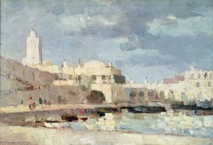 Havnen i Alger, 1876