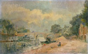 Pont Marie av Albert Charles Lebourg