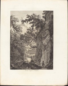 Ponte Lupo i Tivoli av Albert Christoph Dies