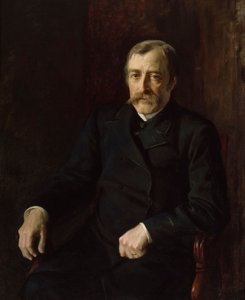 Portrait of Professor Carl Gustaf Estlander av Albert Edelfelt