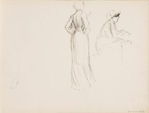 Personskisser av Albert Edelfelt