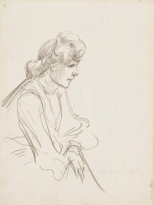 Sittende kvinne av Albert Edelfelt