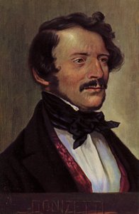 Gaetano Donizetti , italiensk komponist (1797-1848)