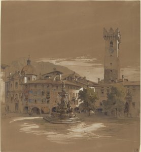 Utsikt over Trento av Albert Emil Kirchner