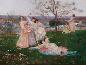 Vårblomster, ca. 1897 av Albert Emile Artigue