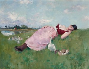 Gåsejenta av Albert Emile Artigue