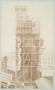 Samling av Frihetsgudinnen, Paris, 1883