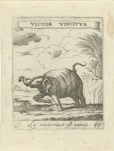 Elefant og slange Moralizing Love Emblems (serietittel) Devises et emblesmes d