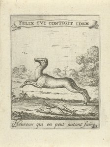 hoppende hjort Moralizing Love Emblems (serietittel) Devises et emblesmes d