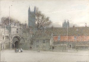 Canterbury av Albert Goodwin