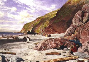 Lynmouth, Devon, historien om forliset av Albert Goodwin