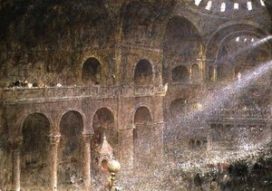 Markuskirken, Venezia fra galleriet av Albert Goodwin