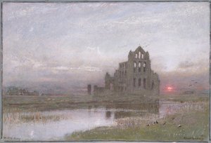 Whitby Abbey av Albert Goodwin
