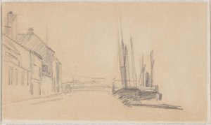 Helsingør havn av Albert Gottschalk