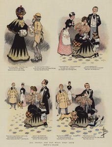 Alle ting er ikke som de ser ut til (chromolitho) av Albert Guillaume