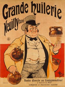 Stor oljemølle - Neuilly Seine, ca. 1895. av Albert Guillaume