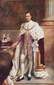 Kong George VI i kroningskapper