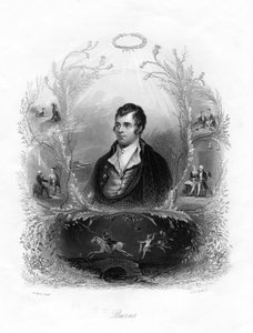 Robert Burns , skotsk poet, 1800-tallet.