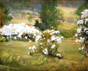 Blooming Flowers, ca. 1925 (olje på lerret)