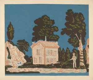 Bakgrunn for Bandbox Covering, ca. 1937.