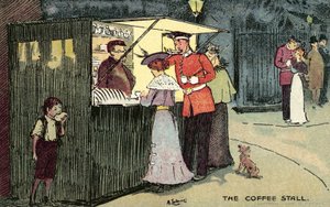 Kaffeboden, London av Albert Jnr. Ludovici