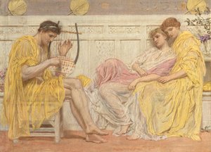 En musiker av Albert Joseph Moore