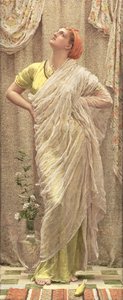 Birds of the Air, ca. 1879 (olje på lerret) av Albert Joseph Moore