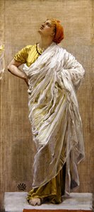 Study for Birds, ca. 1878 (olje og blyant på to lerreter) av Albert Joseph Moore