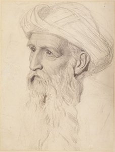 Studie for Elias overhode, 1860-61 av Albert Joseph Moore