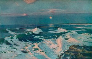 Mellom solnedgangen og månen, c1910