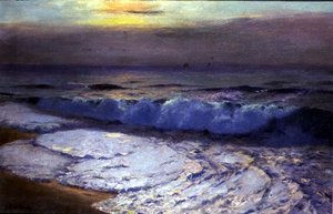 The Breaking Wave, Dusk (olje på lerret)