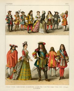 Franske kostymer 1600 av Albert Kretschmer