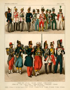 Diverse kostymer 1834-1864 av Albert Kretschmer