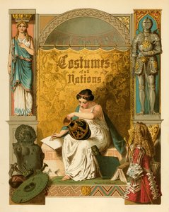 Tittelside for The Costumes of All Nations av Albert Kretschmer
