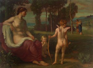 Amor og Psyche av Albert Lang
