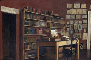 Hjørne av Sir Richard Burtons Study, 1889