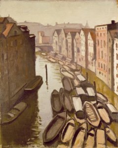 Flåte i Hamburg av Albert Marquet