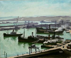 Havnen i Alger av Albert Marquet