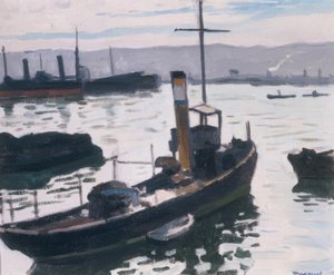 Havnen i Alger av Albert Marquet