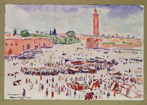 Marrakesh av Albert Marquet
