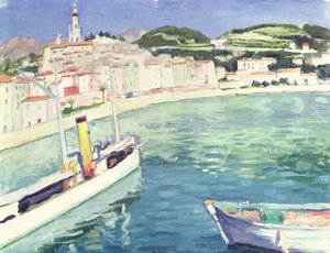 Port of Menton av Albert Marquet