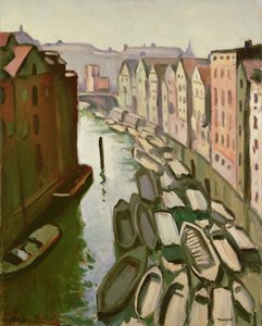 Havne i Hamburg av Albert Marquet