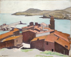 Utsikt over Collioure av Albert Marquet