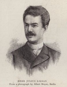 Julius Lieban , tysk operasanger (litho) av Albert Meyer