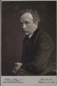 Richard Strauss , tysk komponist, sent på 1800- eller begynnelsen av 1900-tallet. av Albert Meyer