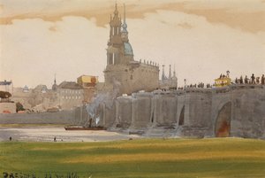 Utsikt over Dresden, 1898